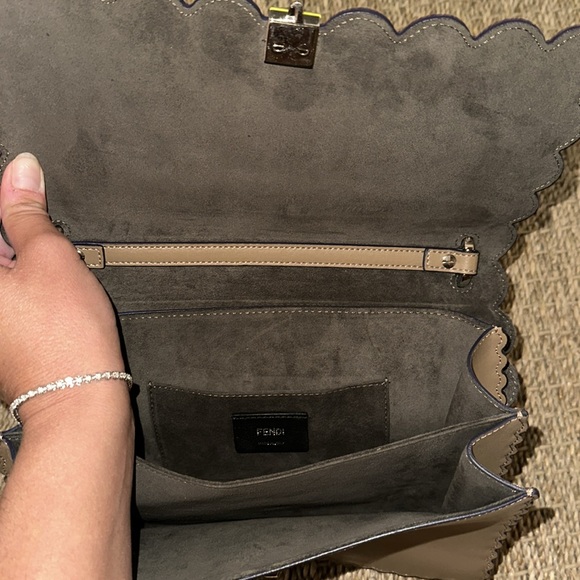 Fendi Vitello Liberty Scalloped Studded Kan Bag - Picture 4 of 7